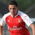 Le milieu de terrain d'Arsenal, Ismael Bennacer. D. R.