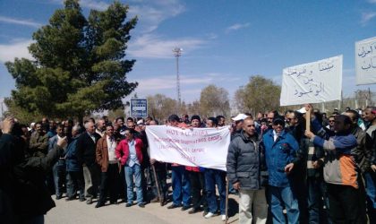 Les travailleurs protestataires de Sonatrach à Hassi R’mel rappelés à l’ordre