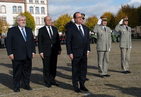 François Hollande lors de la journée d'hommage aux harkis. D. R.