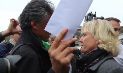 Rachid Nekkaz «force» un «barrage» dressé devant lui par Nadine Morano