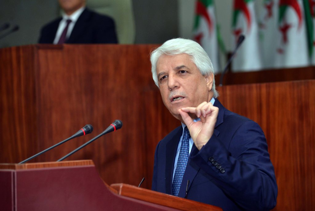 Le ministre de la Justice, garde des Sceaux, Tayeb Louh. New Press