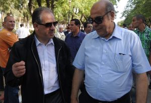 Mohamed Raouraoua en compagnie du MJS El Hadi Ould Ali. New Press