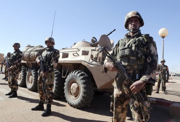 Des soldats de l'ANP. D. R.
