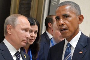 Vladimir Poutine et Barack Obama. D. R.