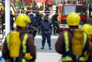 Exercice de sécurité à Londres. D. R.