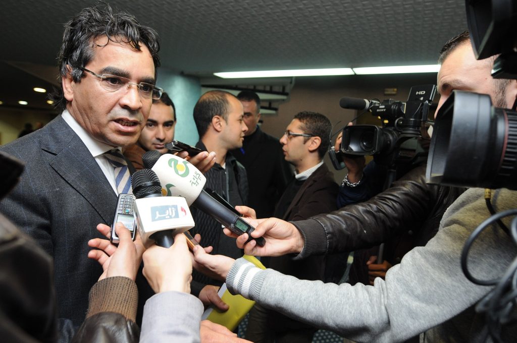 L'argent sale : une des plaies de l'Algérie. Ici, le chef du groupe parlementaire du FLN. New Press