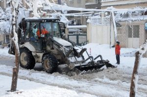 axes routiers, neige
