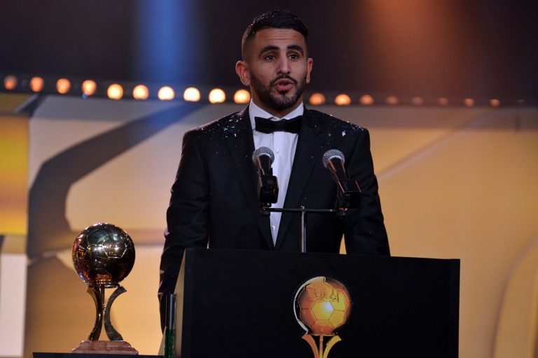 Mahrez lors d’une précédente consécration. New Press