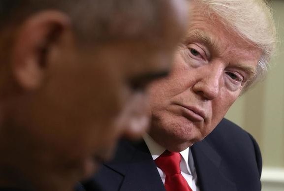 Donald Trump discrédite le «yes we can» de son prédécesseur Barack Obama. D. R.