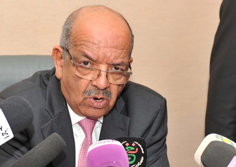 Abdelkader Messahel. New Press