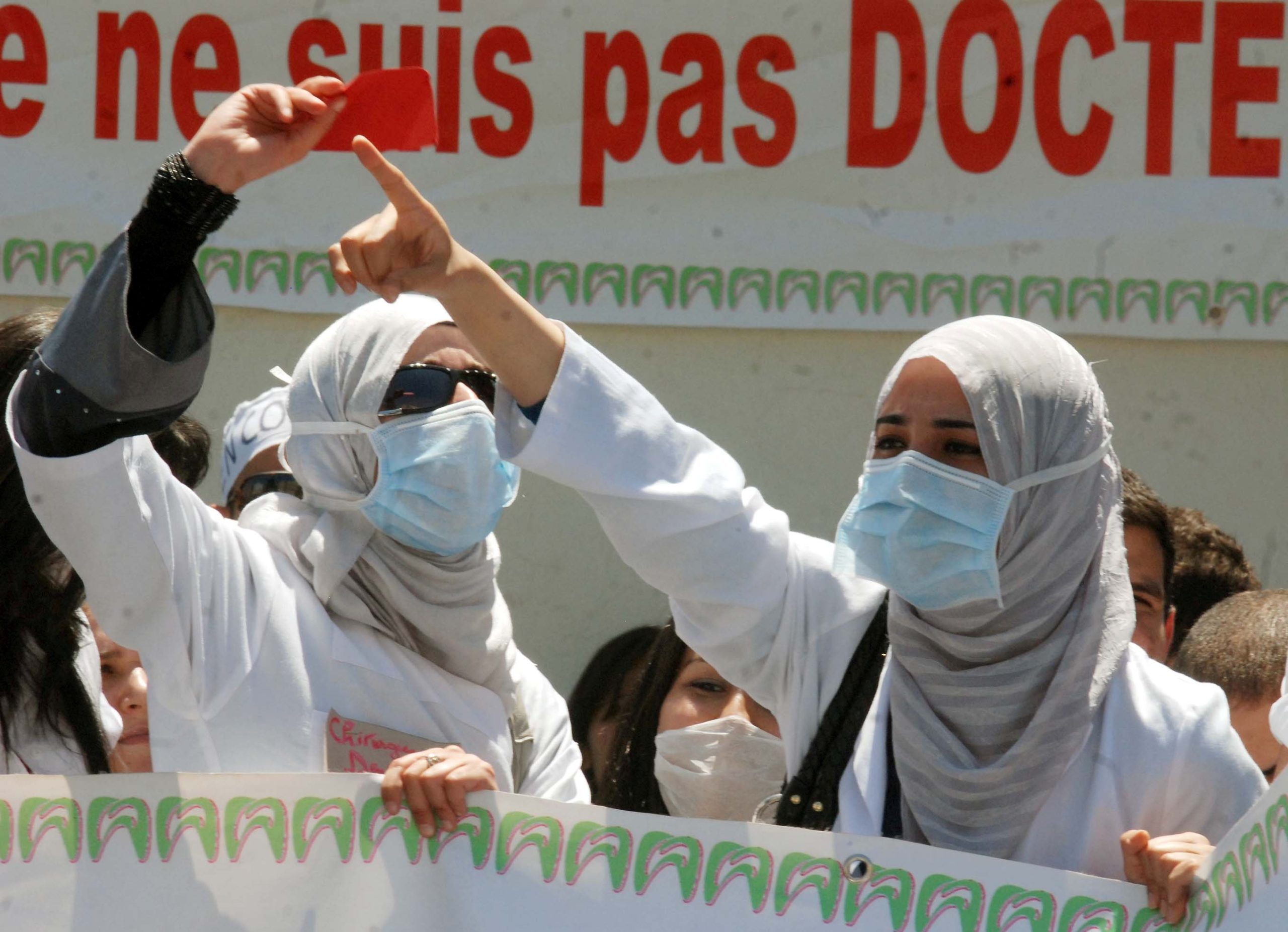 Les étudiants en grève réclament un statut de docteur. Archives/New Press
