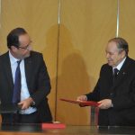 Abdelaziz Bouteflika et François Hollande à Alger en 2012. New Press