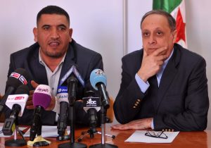 Soufiane Djilali et Karim Tabbou. New Press