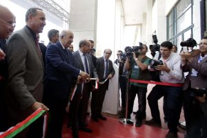 Tebboune inaugurant le Batimatec-2017. New Press