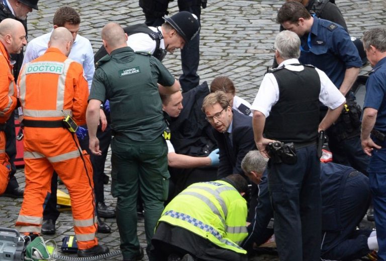 L'attaque terroriste de Londres. D. R.