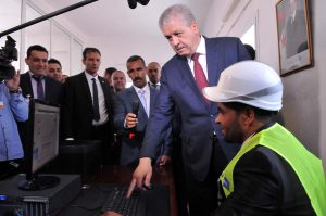 Sellal lors de sa dernière visite de travail à Djelfa. New Press