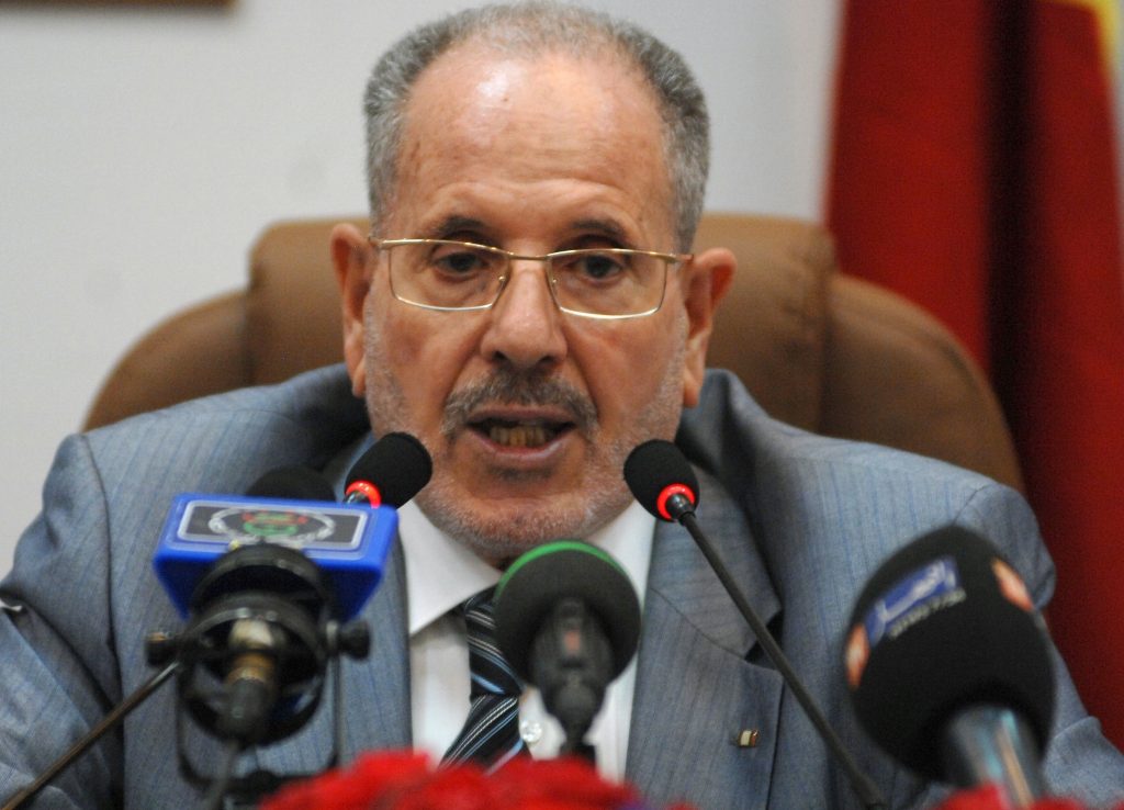 Le président du Haut Conseil islamique, Bouabdallah Ghlamallah. New Press