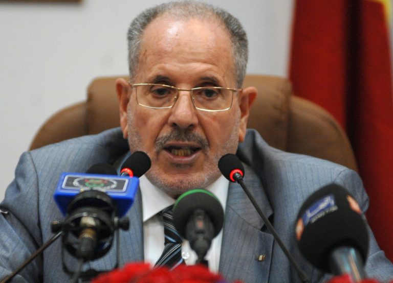 Le président du Haut Conseil islamique, Bouabdallah Ghlamallah. New Press