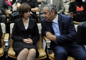 La ministre de la Poste et des TIC avec l'ancien PDG d'Algérie Télécom. New Press