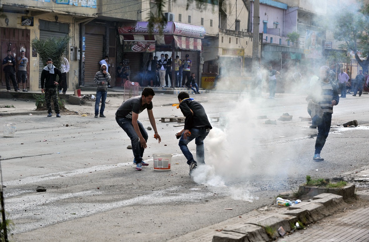 Emeute à Raffour en 2014. New Press