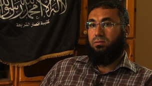 Al-Zahawi, ex-émir du groupe terroriste Ansar al-charia. D. R.