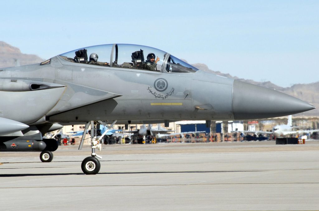 Un F-15 de l'armée de l'air saoudienne. D. R.
