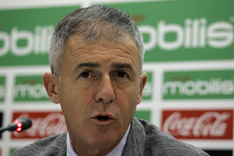 Conférence de presse de Lucas Alcaraz. New Press