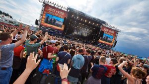 Une vue du festival «Rock am Ring». D. R.