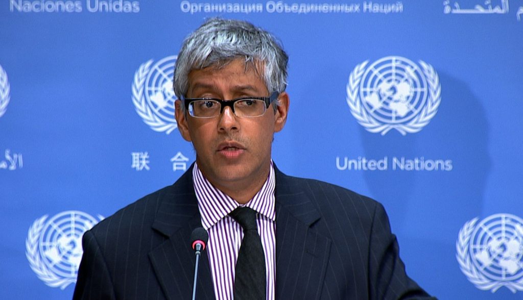 Farhan Haq, porte-parole adjoint du secrétaire général de l'ONU. D. R.