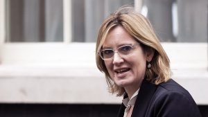 Amber Rudd, ministre britannique de l'Interieur. D. R.