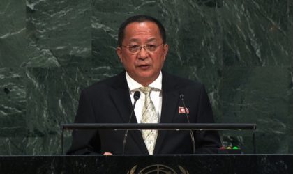 Discours du ministre nord-coréen des Affaires étrangères devant l’ONU