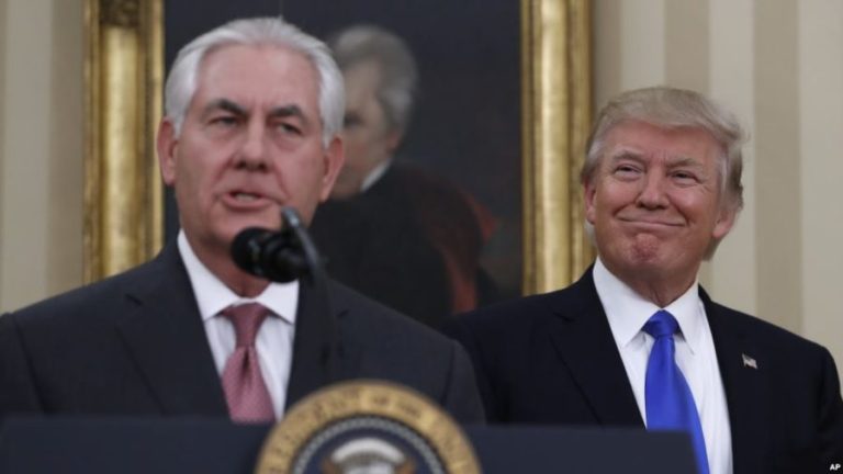 Tillerson intox