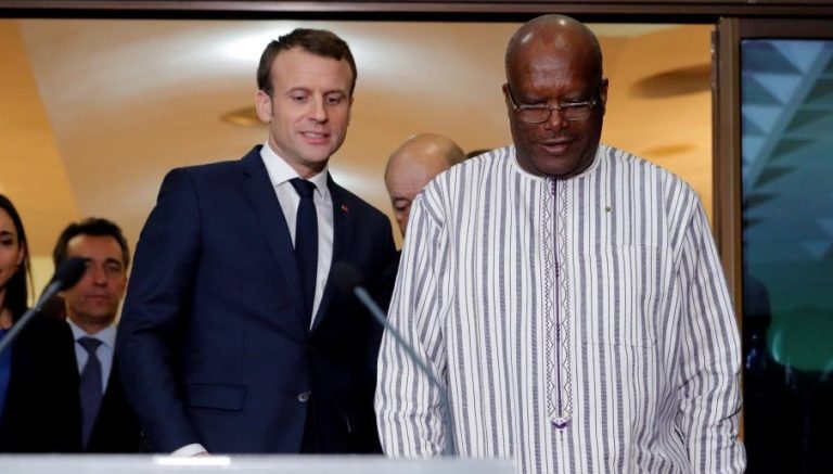 Macron le président burkinabé