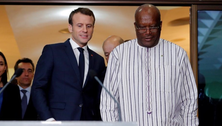 Macron le président burkinabé