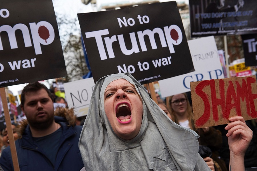 Manifestation Londres Trump