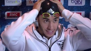 L'Algérien Oussama Sahnoune a été sacré champion de France sur 100 m nage libre (petit bassin)