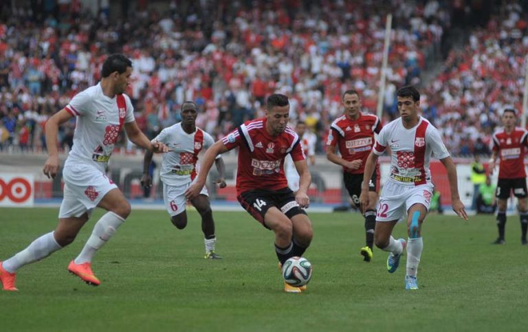 Lors du match avec l'équipe australienne. D. R.