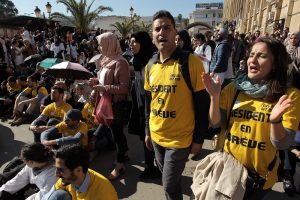 Les médecins-résidents ont encore tenu un sit-in à Mustapha-Pacha