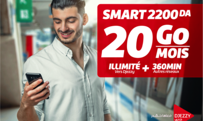 Djezzy relance l’offre Smart avec plein d’avantages et plus de Data