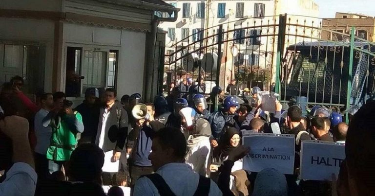 Les médecins-résidents ont encore tenu un sit-in à Mustapha