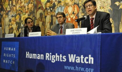 Human right watch se fait taper sur les doigts à Nouakchott