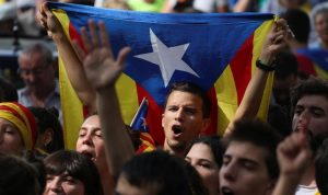 catalans manifestants
