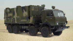 Le Polyana D4M1 est capable de commander les systèmes de défense antiaérienne mobiles de différentes portées. D. R.