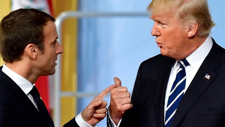 Quand Donald Trump humilie Emmanuel Macron en le jetant sur le trottoir de New York