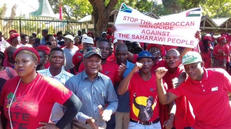 Sud-Afrique rassemblement ambassade du Maroc