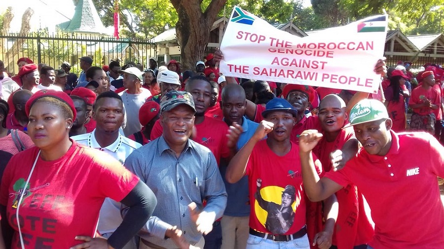 Sud-Afrique rassemblement ambassade du Maroc