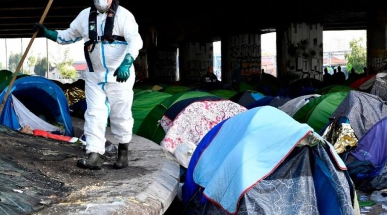 camp migrant Millénaire France