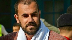 Nasser Zefzafin leader du Hirak rifain. D. R.