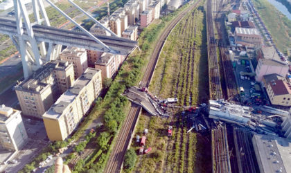 Effondrement du pont Morandi en Italie : le bilan s’élève à 35 morts