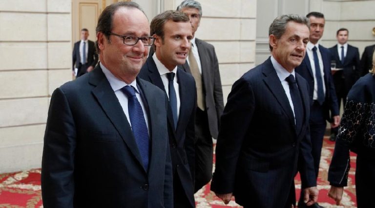 Hollande Macron Sarkozy